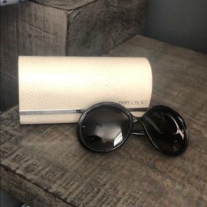Jimmy Choo XLarge brown sunglasses